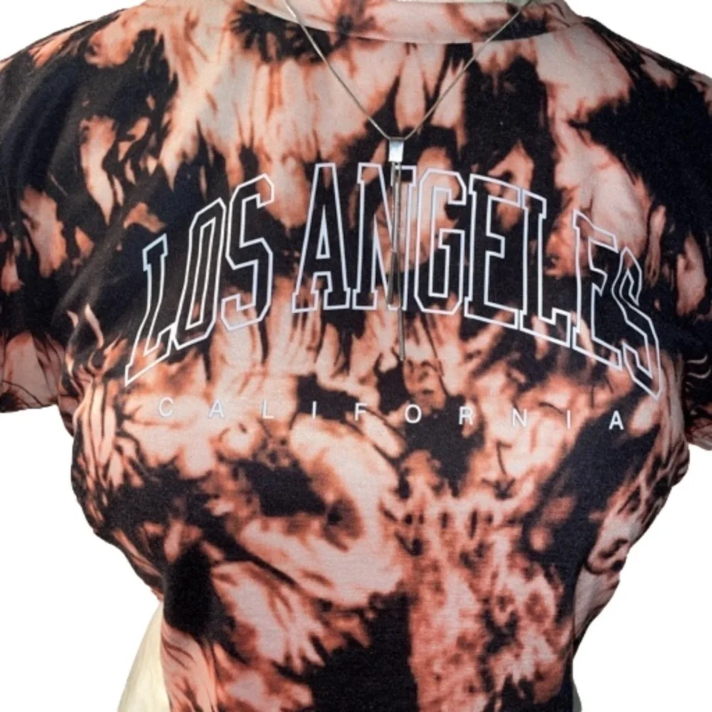 Show Off this New Los Angeles Tie Dye Halther Top for Casual/Party Wear Size L - Picture 6 of 14